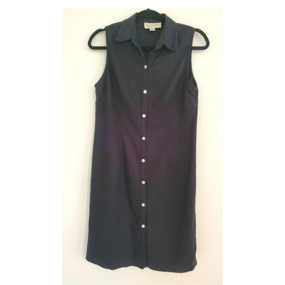 Vintage Annex Linen Dress with Buttons